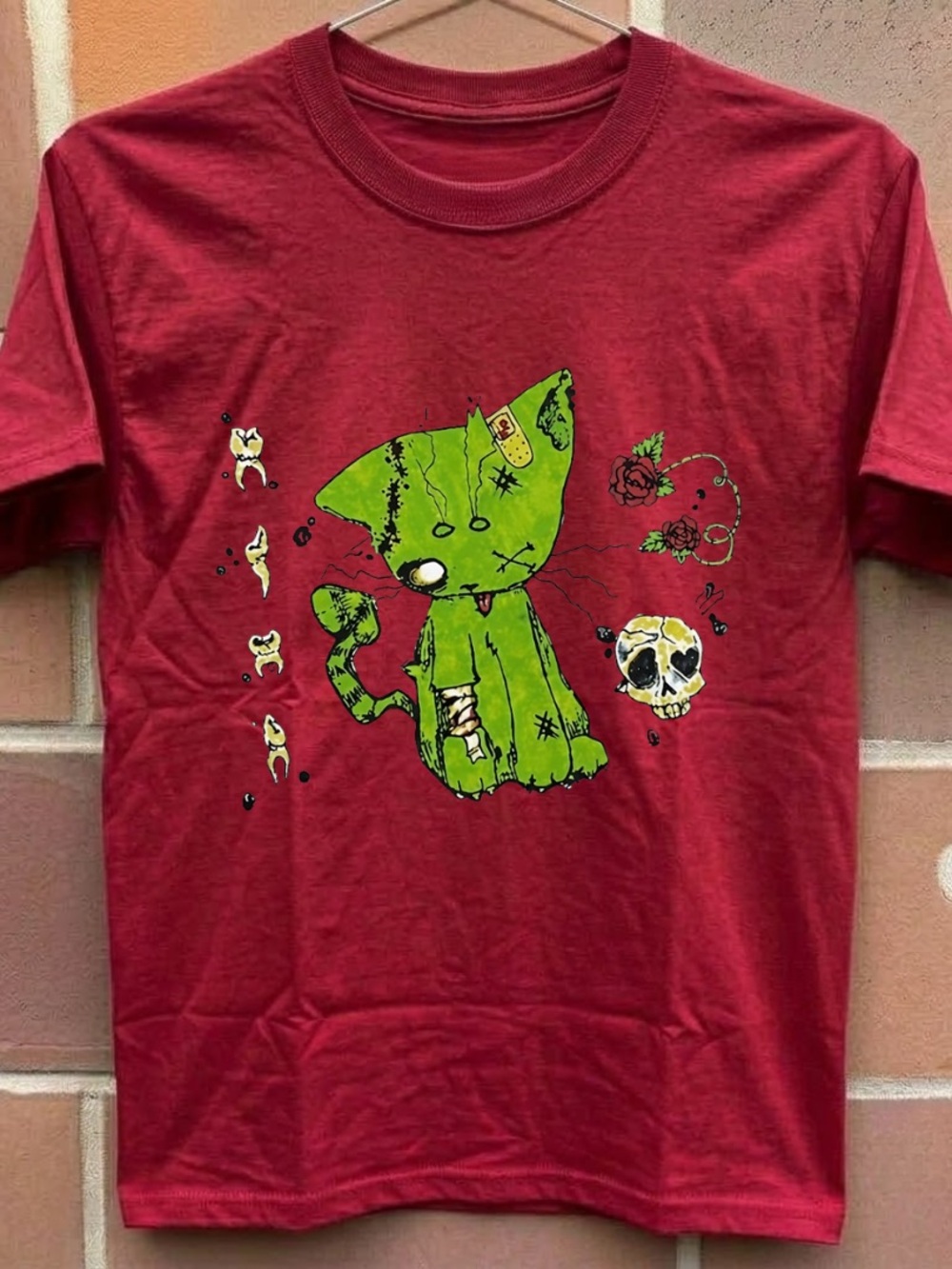 Zombie Cat Graphic Tee - Pets Cat
